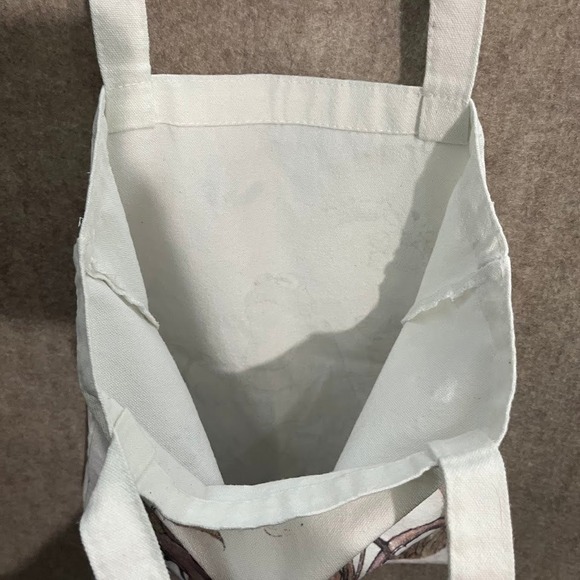 Frog and Toad Tote Bag 13.5x15inch Off-White - Picture 6 of 6